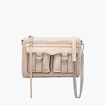 Rebecca Minkoff Cliffside 女士绒面真皮斜挎包