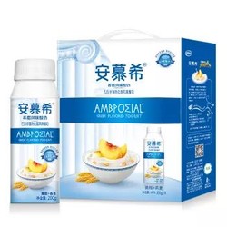 伊利 安慕希希腊风味酸奶 黄桃+燕麦 200g*10盒 *4件