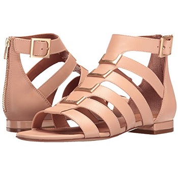 Calvin Klein Estes Gladiator 纯皮罗马鞋