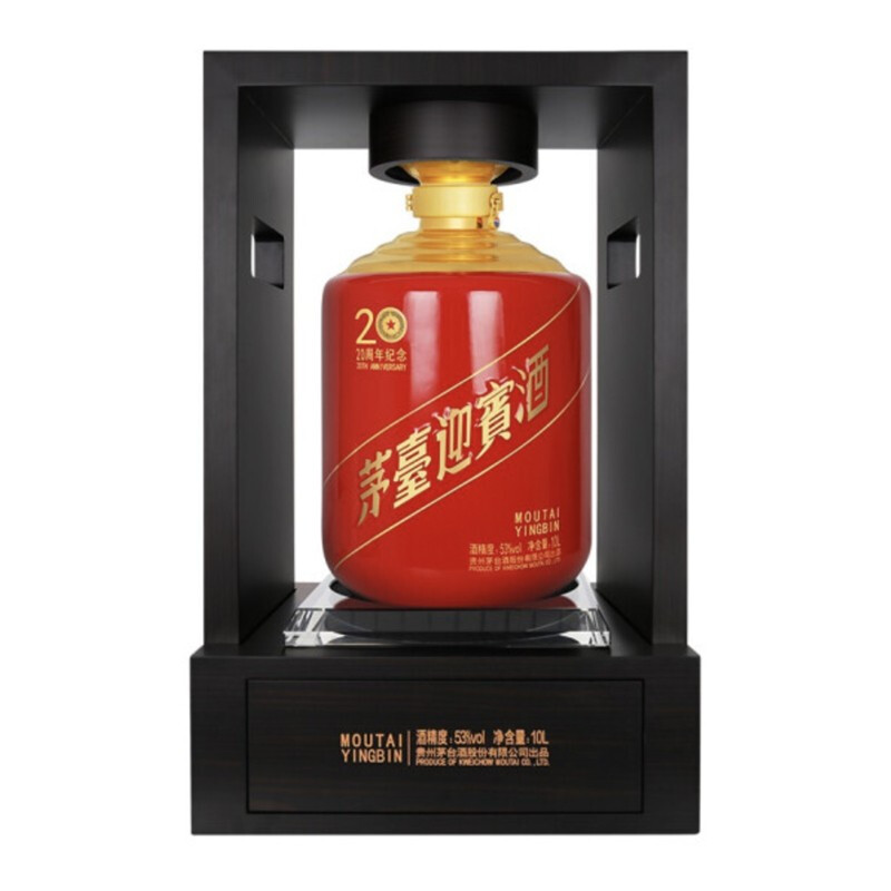 茅台迎宾酒53度酱香型白酒10L（20周年纪念） - 返利网