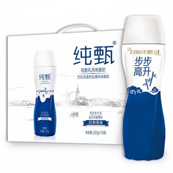 MENGNIU 蒙牛 纯甄 高端轻酪乳 酸牛奶 原味 230g*10瓶 *2件