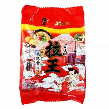 日清 拉王 福冈辣豚骨风味 102g*3袋 *2件