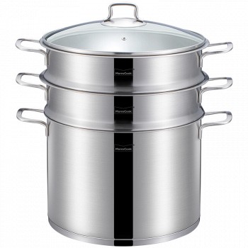 PLUS会员、新低价： Momscook 慕厨 MT26ST 双层复底蒸锅 26cm +凑单品