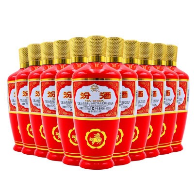 汾酒杏花村清香型白酒三十年(30年)青花瓷53度500ml整箱6瓶装- 返利网
