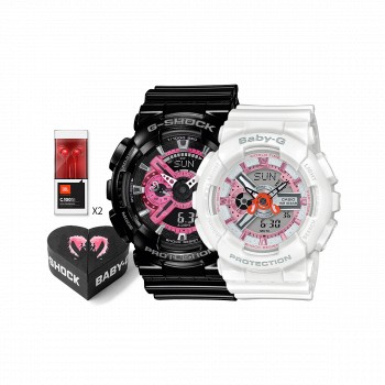 七夕好礼：CASIO 卡西欧 G-SHOCK&BABY-G 情侣对表