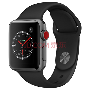 京东秒杀：Apple Watch Series 3智能手表（GPS+蜂窝款 38毫米 深空灰色铝金属表壳 黑色运动型表带 MTGL2CH/A）