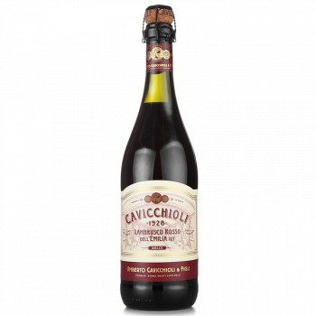 限地区： CAVICCHIOLI 卡维留里 蓝布鲁斯 甜红 低泡葡萄酒 750ml *7件