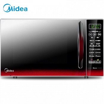 京东PLUS会员：Midea 美的 EM7KCGW3-NR 微波炉 20升