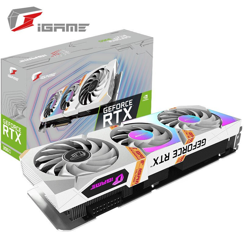 七彩虹（Colorful）iGame GeForce RTX 3060 Ultra W OC 12G 1822MHz