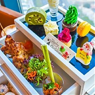 爆火ins的日落下午茶，五星酒店26层高空畅享！ 上海龙之梦万丽双人下午茶套餐