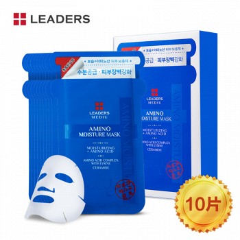 京东PLUS会员： LEADERS 丽得姿 美蒂优氨基酸深层补水面膜 10片 *6件