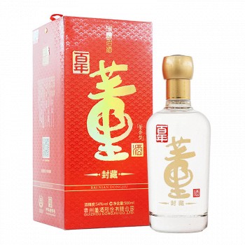 董酒 百年封藏 董香型白酒 54度 500ml *2件 