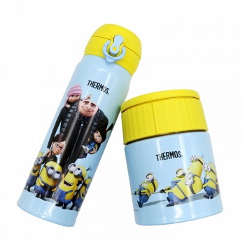 THERMOS 膳魔师 小黄人3限量版套装（保温杯 500ml+焖烧罐 400ml） 