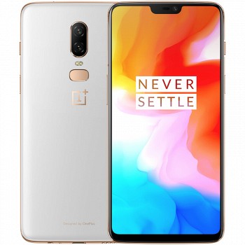 一加 6 8GB+128GB 月牙白 全面屏双摄游戏手机