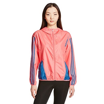 adidas 撞色训练防风外套