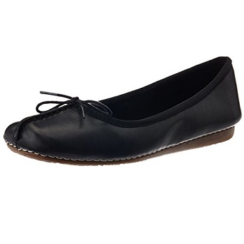 Clarks 蝴蝶结平底鞋