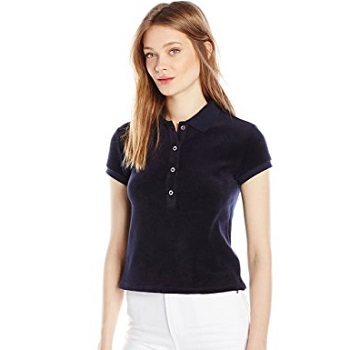 Juicy Couture 短款绒料Polo衫