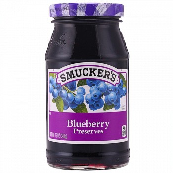 限地区：J.M.Smucker 斯味可 蓝莓果酱340g 